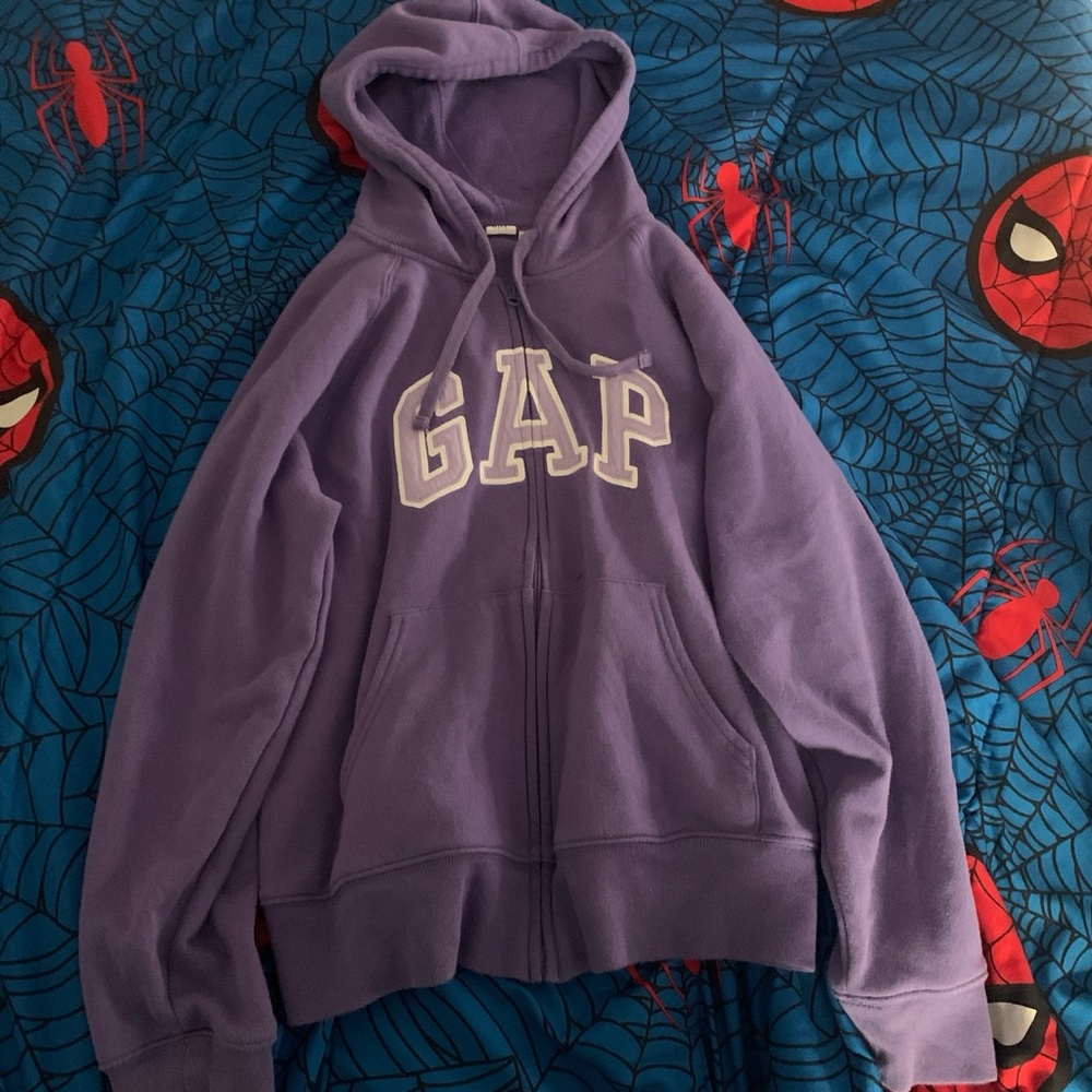 Violet purple zip up gap hoodie/sweater